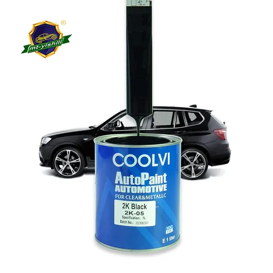Coolvi Professional Production of Solid Colors 2K International Black Coating Car Repair Car Repaint Spray Paint