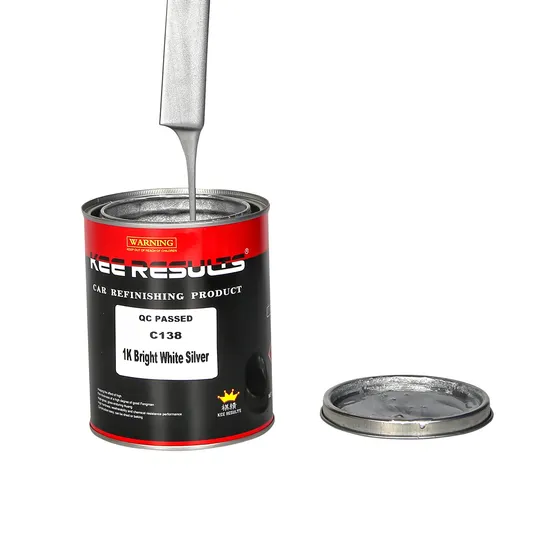C138 1K Bright White Silver Car Paint Source Factory Produces Professional Automotive Paint