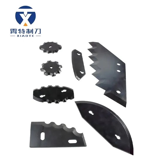 Customized Industrial High-Quality Stainless Steel Livestock Cattle Feed Mixer Blades for Hay and Silage