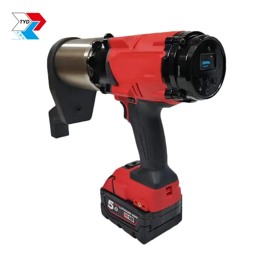 Impact Battery Powered Adjustable Torque Wrench for Bolt Fastening with Safety