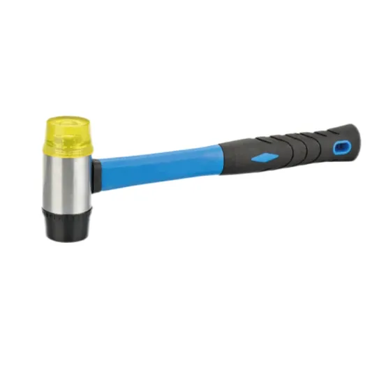 Factory Price Plastic Rubber Metal Wood Construction Mallet Hammer with Wooden