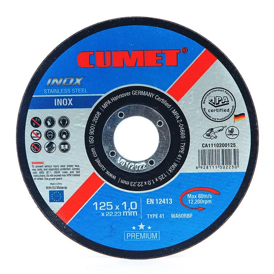5"Cutting Wheel for Metal Inox Abrasive Factory Price New Tech