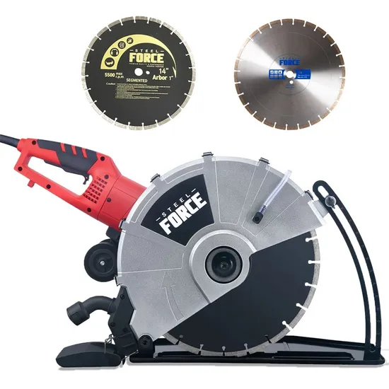 High Performance Portable 14′′ Electric Concrete Cutter Safe Operation Construction Wall Cutting