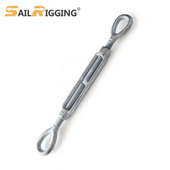 Hot DIP Galvanized Us Type Turnbuckle with Eye and Eye Wire Rope Tensioner Turnbuckle Rigging Screw