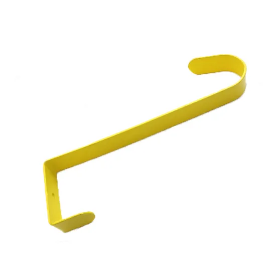 OEM Portable Design Yellow Metal Stainless Steel Hanger Wall Hook for Door