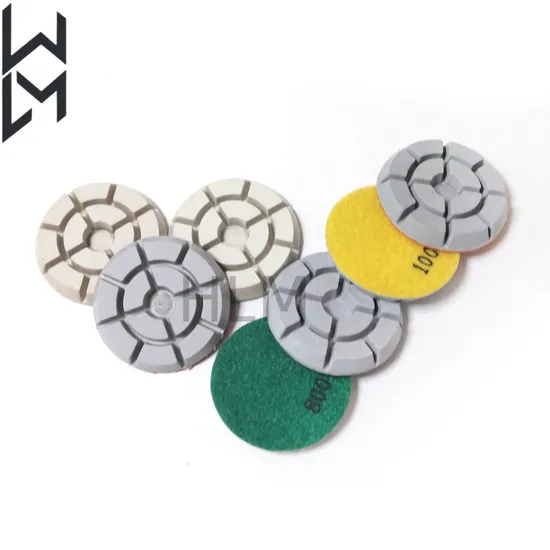 Diamond Tool Grinding Tool 3 Inch Wet/Dry Resin Diamond Floor Renew Polishing Pads for Concrete Floor Concrete Marble Stone