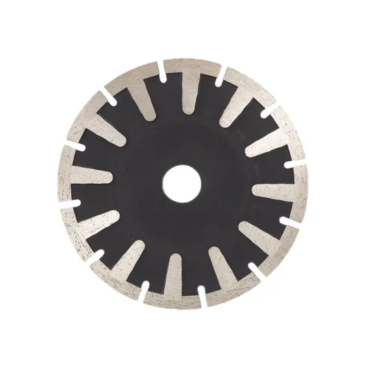 9" Super Quality Cutting Disc China Manufacturer Hot Pressed Turbo Segmented Diamond Tools Diamond Saw Blade with Protective Teeth for Cut Granite Concrete