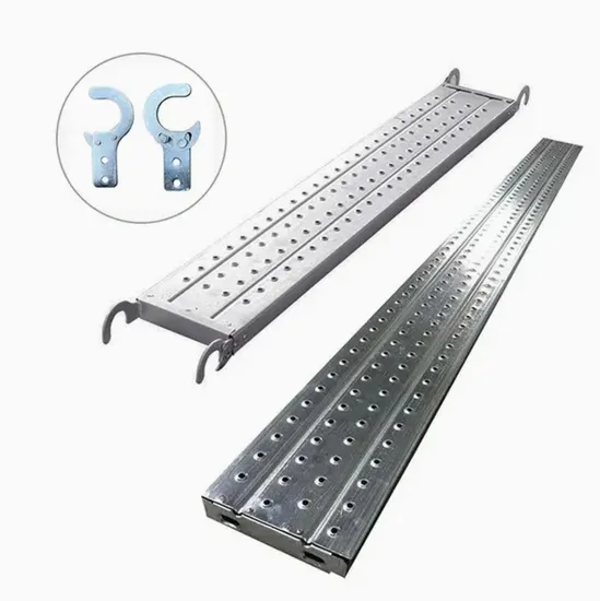 Aluminium Walk Through Ladder Pad Board Plank for Construction Scaffold