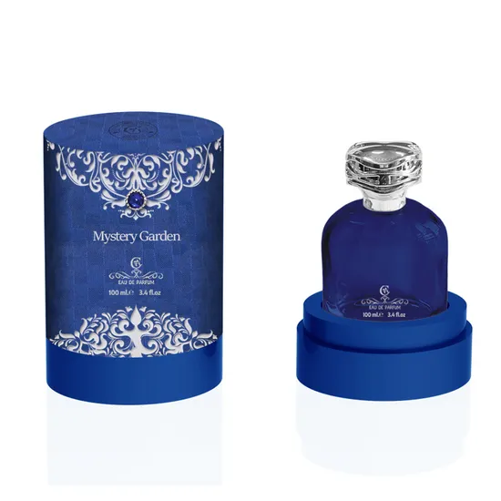 Custom Cylinder Plastic Box for Luxury Perfume Bottles with Insert