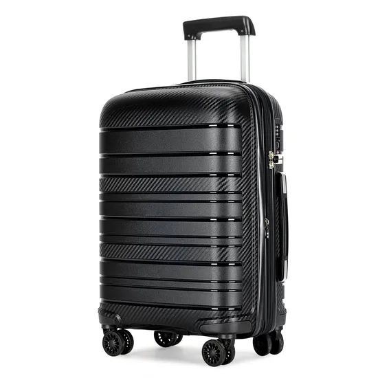 Wholesale Sales of High Quality Carbon Fiber Imitation Surface 20 Inch Luggage Suitcase Zipper Suitcase Travel Luggage