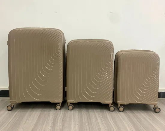 2024 Mala De Viagem Wholesale Lightweight Rigid Travel Luggage Suitcase Set Trolley Bag PP