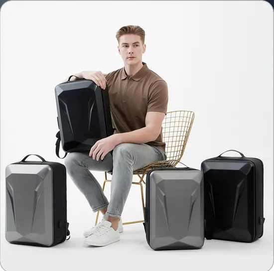 Custom Logo High Quality Waterproof Hard Shell Anti-Theft Mochila 15.6 Inch Men Business Backpack