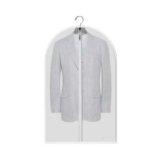 PVC EVA Durable Dry Clean Dustproof Clothes Suit Storage Garment Bag Cover