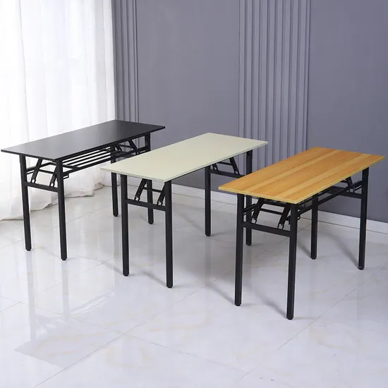 Portable Simple Design Office Desk Wooden Hospital School Training Study Folding Table
