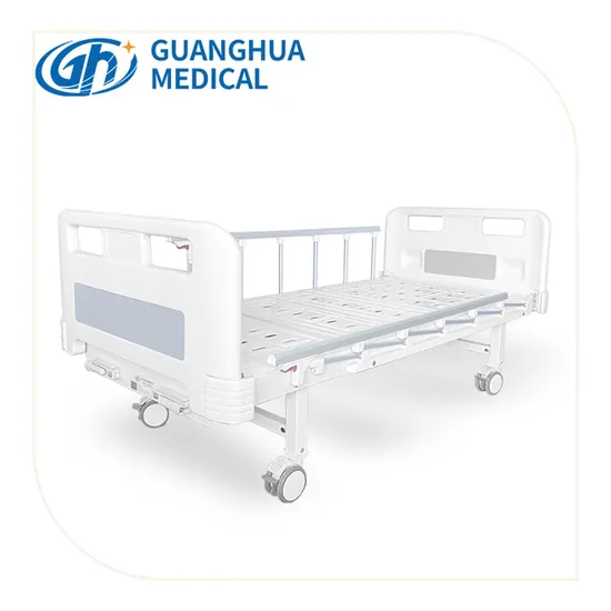 Factory Direct Supply Manual 2 Crank ICU Bed with mattress for Hospital