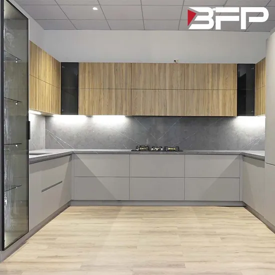 Factory Price Modern Cabinetry Customized Design Melamine Kitchen Cabinet