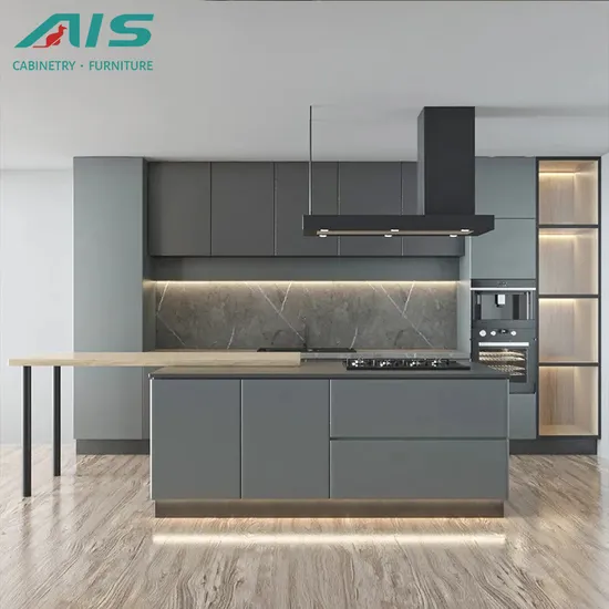 Full Set Furniture Model Flat Elegant Modern Style Luxury Modular Size Exteriors Supplier Cheap Green Customize Kitchen Cabinet