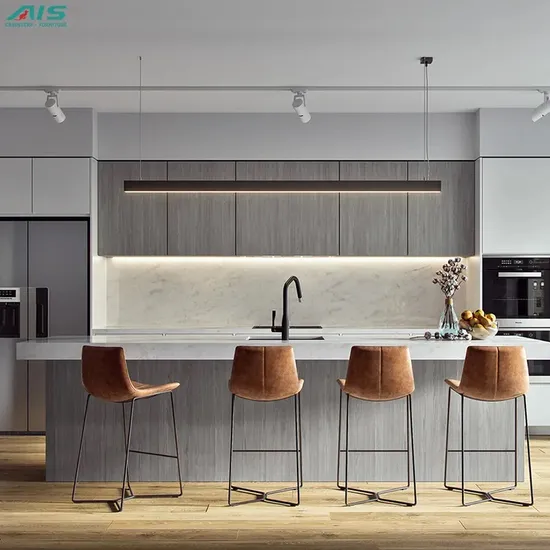kitchen Cabinet High Quality Kitchen Design Modern Allure Style Flat Pack White Color U Shape Fitted Kitchen Cabinets