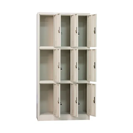 Low Price School Gym 9 Door Metal Clothes Cabinet Steel Storage Locker