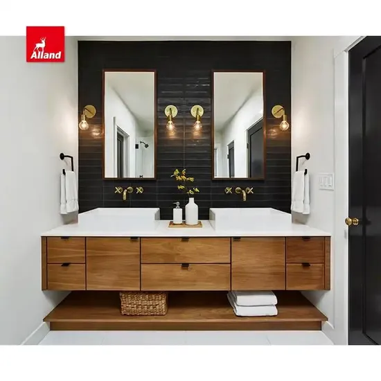 European Style Washroom Modern Bathroom Vanity Bathroom Cabinets for Sale