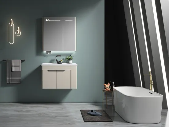 Heavy-Duty Metal Bathroom Cabinet with Mirror, Long Service Life and Durable Construction