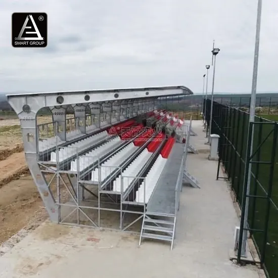 Large Stadium Outdoor Bleachers Scaffolding Grandstand Seats Football Field Spectators Grandstand Grandstand Seating with Roof
