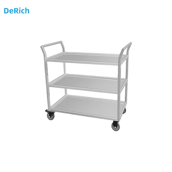 Derich Stainless Steel Folding Trolley Hand Truck/Cart Platform Trolley Kitchen Furniture