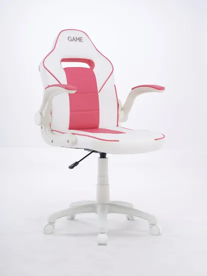 Ergonomic PU Office Chair with Adjustable Armrests Swivel Chair