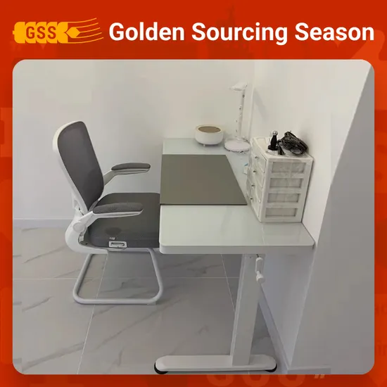 Manual Control Standing Desk Height Adjustable School Study Sit Stand Computer Desk for Home Office Factory Price