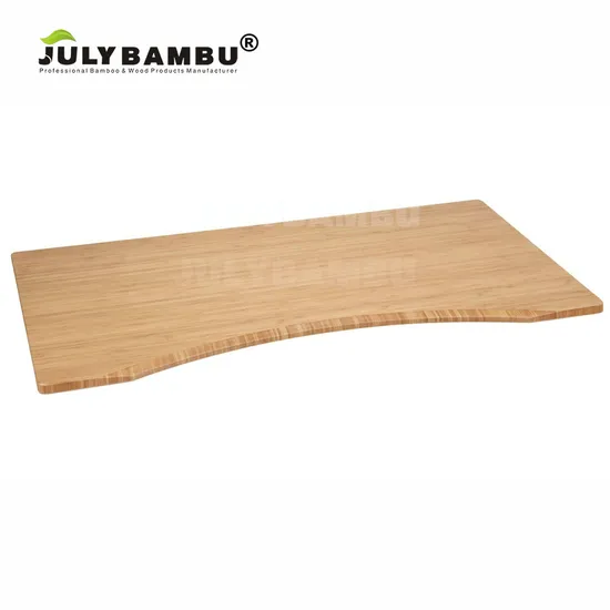 Quick Shipping Desk Electric Height Adjustable Standing Computer Bamboo Table