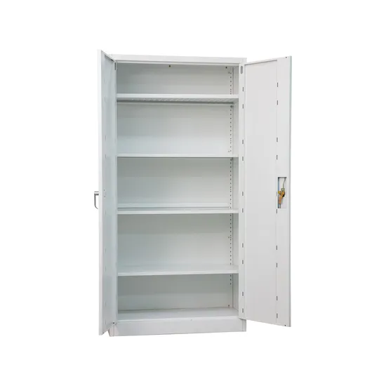 Industry Office Steel Double Two Swing Metal Door Document Storage Cabinet Filing Cupboard