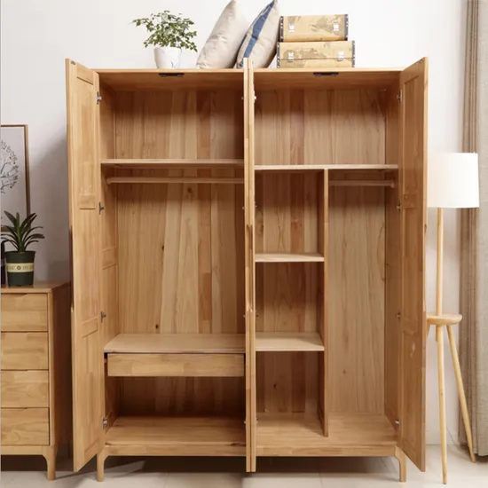 Practical and Durable Home Furniture Wooden Wardrobe
