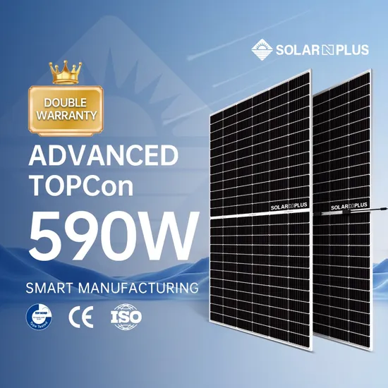 Solarnplus High Quality Bifacial Topcon Soalr Panel 144 Series 580W 585W 590W 595W 600W CE TUV for Utility