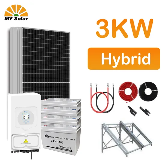 Home Use 3kw 3000W Hybrid Solar Electricity Energy Power Systems Photovoltaic Panel System