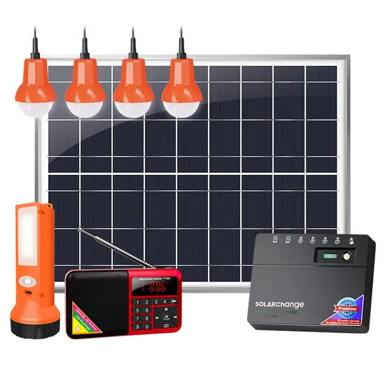 Lighting Global Solarchange 10W/20W Solar Lighting System with 4 Bulbs and Solar Panel Lighting Kit for Rwanda/Kenya/Ethiopia/Nigeria Market (SC-810/SC-820)
