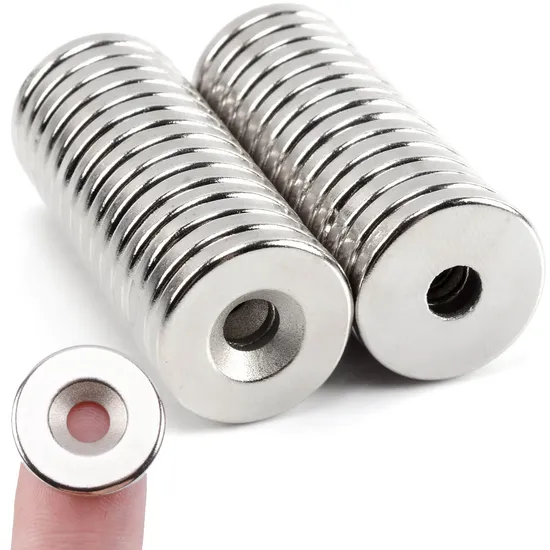 Super Strong Disc Large Customize Big Size Neodymium Magnetic N35 Round 50X30 Countersunk Magnet