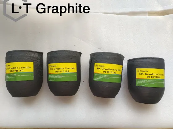 Small Capacity Sic Graphite Crucible for Melting Gold