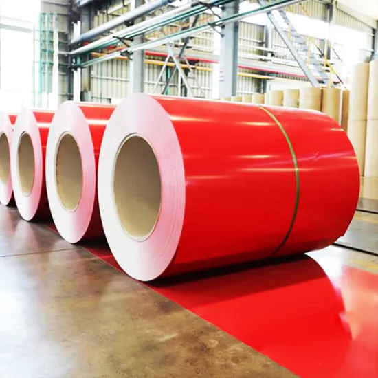PPGI Coated Coil Manufacturers Decorative PPGI Coils Color Coated Galvanized Steel Sheet in Coil