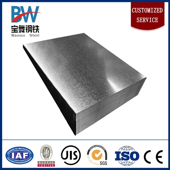 Best-Selling Sheet ASTM SGCC SPCC Dx51d Dx52D Hot Rolled Cold Rolled Galvanized Sheet