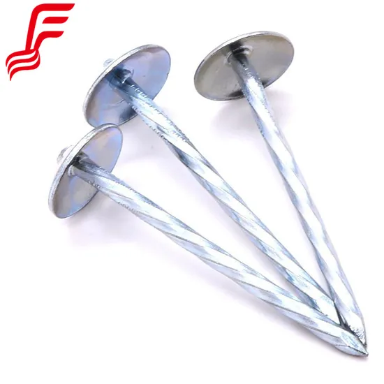 Umbrella Head Roofing Nails with Smooth/Twist Roof Nail 2 Inch