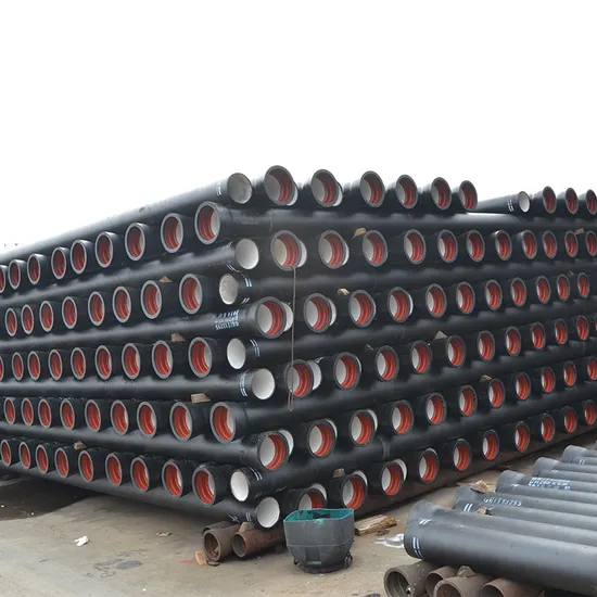 ISO2531 En545 En598 Class K9 K7 K8 DN80 DN100 DN800 C30 C25 C40 Drainage Pipe Cast Ductile Iron Pipe