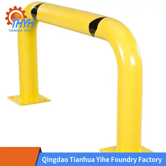 New Model Traffic Safety Parking Road Barrier, Manual Folding Down Traffic Sign Safety Product Parking Bollard