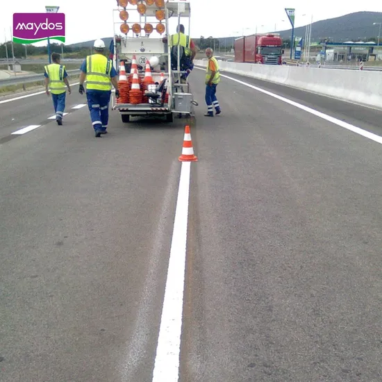 Maydos Thermoplastic Reflective High Way Road Line Marking Coatings with Glass Bead