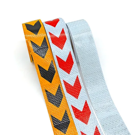 High Visibility Reflective Tape Red and White DOT-C2 for Vehicles for Truck Glass Bead Reflective Tape