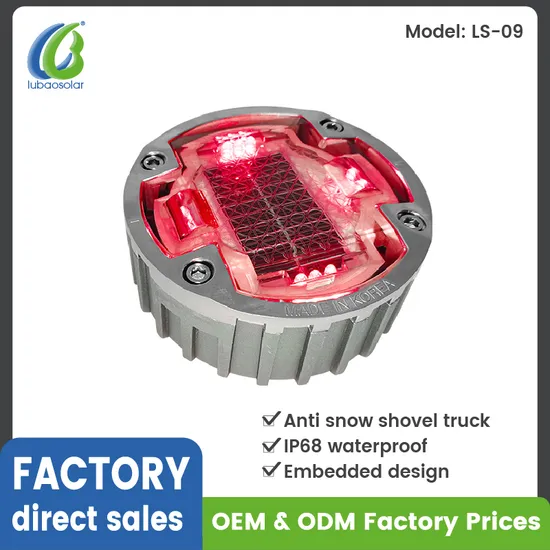 Ls-09 Embedded Solar Road Marker - Korea Type Aluminum Design