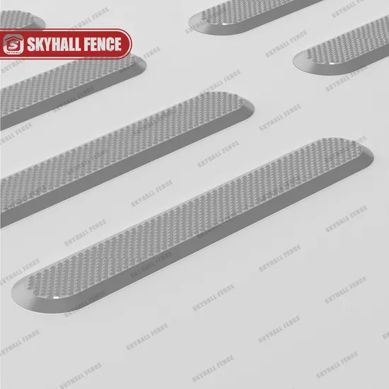 SS304, SS304L, Ss306L Tactile Warning Strips and Studs for Side Walk and Public Stations