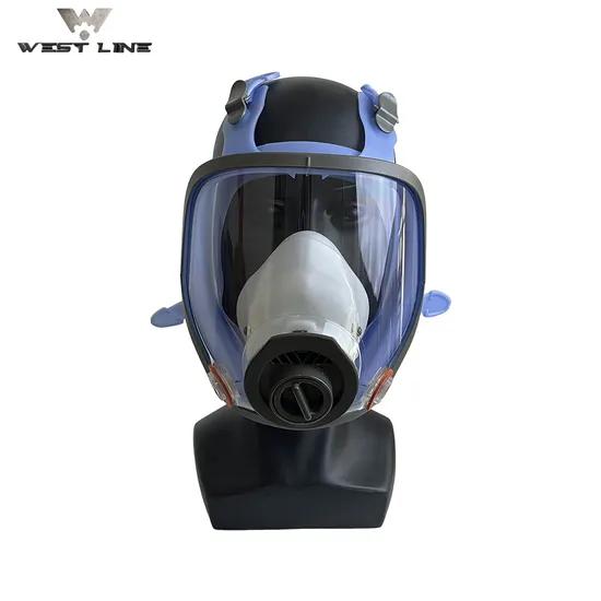 Comfortable Wearing Large Face Shield Vapor Particle Toxic Gas Respirator Mask