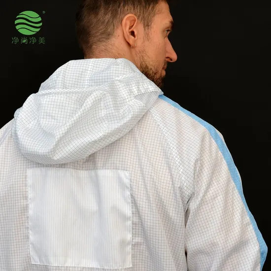 High Quality Anti-Static Garment Protective Workwear with Blue Rubbered Strip Clothing