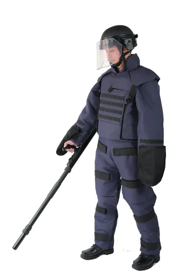 China Manufacturer Land Mine Clearing Suit with Helmet