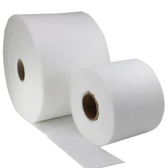 Baby Diaper Materials Biodegradable Pure Organic Cotton White Super Soft Hot Air Through Non Woven Fabric